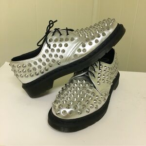 Dr Martens 1461 Harlen Silver Spike